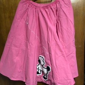 Poodle Skirt with crinoline.
